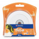 Verbatim DVD-R 4.7GB 16X White Inkjet Printable with Branded Hub - 10pk Blister - Inkjet Printable - TAA Compliance 96936