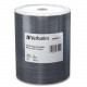 Verbatim CD-R 700MB 52X White Inkjet Printable, Hub Printable - 100pk Tape Wrap - 700MB - 120mm Standard - 100 Pack 97019