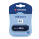 Verbatim 4GB USB Flash Drive - Blue - TAA Compliance 97087