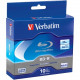 Verbatim BD-R 25GB 16X with Branded Surface - 10pk Spindle Box - 10pk Spindle Box - TAA Compliance 97238