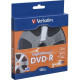 Verbatim DVD-R 4.7GB 8X with DigitalMovie Surface - 10pk Bulk Box - 120mm - 2 Hour Maximum Recording Time - TAA Compliance 97946
