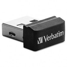 Verbatim 32GB Store &#39;&#39;n&#39;&#39; Stay Nano USB Flash Drive - Black - 32 GB Nano - Black - 1 Pack - Capless 98130