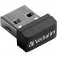 Verbatim 64GB Store &#39;&#39;n&#39;&#39; Stay Nano USB Flash Drive - Black - 64 GB - 1 Pack 98365