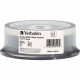 Verbatim Blu-ray Recordable Media - BD-R XL - 4x - 100 GB - 25 Pack Spindle - 120mm - Printable - Thermal Printable - TAA Compliance 98916