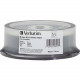 Verbatim M-Disc BD-R 25GB 4X White Inkjet Printable, Hub Printable - 25pk Spindle - 120mm - Printable - Inkjet Printable 98917