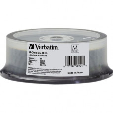 Verbatim Blu-ray Recordable Media - BD-R DL - 6x - 50 GB - 25 Pack Spindle - 120mm - Double-layer Layers - TAA Compliance 98924