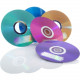 Verbatim CD-R 700MB 52X with Color Branded Surface - 10pk Bulk Box, Assorted - 120mm - 1.33 Hour Maximum Recording Time - TAA Compliance 98939