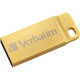 Verbatim 16GB Metal Executive USB 3.0 Flash Drive - Gold - 16 GBUSB 3.0 - Gold - TAA Compliance 99104