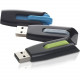 Verbatim 16GB Store &#39;&#39;n&#39;&#39; Go V3 USB 3.0 Flash Drive - 3pk - Blue, Green, Gray - 16 GBUSB 3.0 - Blue, Green, Gray - 3 Pack"" - TAA Compliance 99126