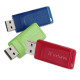 Verbatim 32GB Store'N'Go USB Flash Drive (3 Pack) (Red Blue Green) - TAA Compliance 99811