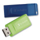 Verbatim 64GB Store'N'Go USB Flash Drive (2 Pack) (Blue Green) - TAA Compliance 99812