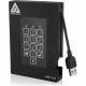 Apricorn Aegis Padlock Fortress 2 TB Portable Hard Drive - 2.5" External - Black - USB 3.0 - 5400rpm - 8 MB Buffer A25-3PL256-2000F