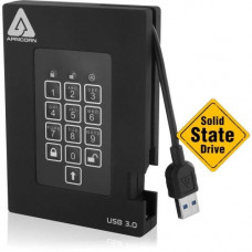 Apricorn Aegis Padlock Fortress A25-3PL256-S4000F 4 TB Solid State Drive - External - Portable - USB 3.0 - 8 MB Buffer A25-3PL256-S4000F