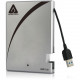 Apricorn Aegis Portable A25-3USB-S256 256 GB Portable Solid State Drive - 2.5" External - SATA (SATA/600) - USB 3.0 - 8 MB Buffer - 3 Year Warranty A25-3USB-S256