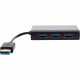 Targus 3-port USB/Ethernet Combo Hub - USB - External - 3 USB Port(s) - 1 Network (RJ-45) Port(s) - 3 USB 3.0 Port(s) ACH122USZ