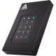 Apricorn Aegis Fortress L3 - hard drive - 2 TB - USB 3.1 AFL3-2TB