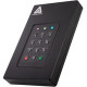 Apricorn Aegis Fortress 4 TB Hard Drive - External - USB 3.0 AFL3- 4TB