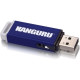 Kanguru 4GB FlashBlu II USB 2.0 Flash Drive - 4 GB, USB, External, TAA Compliant ALK-4G