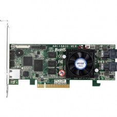 Areca ARC-1883i SAS Controller - 12Gb/s SAS, Serial ATA/600 - PCI Express 3.0 x8 - Plug-in Card - RAID Supported - 0, 1, 10, 3, 5, 6, 30, 50, 60, JBOD RAID Level - 8 Total SAS Port(s) - Linux, Mac, PC - 2 GB NV Cache ARC-1883I