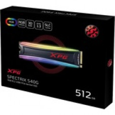 A-Data Technology  XPG SPECTRIX S40G AS40G-512GT-C 512 GB Solid State Drive - M.2 2280 Internal - PCI Express NVMe (PCI Express NVMe 3.0 x4) - 3500 MB/s Maximum Read Transfer Rate - 5 Year Warranty AS40G-512GT-C