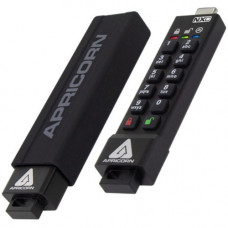 Apricorn Aegis Secure Key 3NXC 128GB USB 3.2 (Gen 1) Type C Flash Drive - 128 GB - USB 3.2 (Gen 1) Type C - 256-bit AES - 3 Year Warranty - TAA Compliant ASK3-NXC-128GB