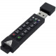 Apricorn 16GB Aegis Secure Key 3z USB 3.0 Flash Drive - 16 GB - USB 3.0 - 256-bit AES ASK3Z-16GB