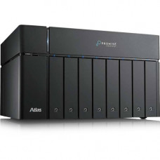 Promise Atlas S8+ SAN/NAS/DAS Storage System - Intel Core i5 Quad-core (4 Core) 2.70 GHz - 8 x HDD Supported - 112 TB Supported HDD Capacity - 8 x HDD Installed - 112 TB Installed HDD Capacity - 16 GB RAM DDR4 SDRAM - Serial ATA/600 Controller - RAID Supp