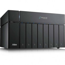 Promise Atlas S8+ SAN/NAS Storage System - Intel Core i5 Quad-core (4 Core) 2.70 GHz - 8 x HDD Supported - 112 TB Supported HDD Capacity - 8 x HDD Installed - 80 TB Installed HDD Capacity - 16 GB RAM DDR4 SDRAM - Serial ATA/600 Controller - RAID Supported