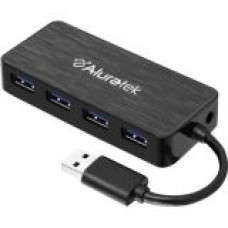 Aluratek 4-port USB Hub - USB - External - 4 USB Port(s) - 4 USB 3.0 Port(s) AUH1304F