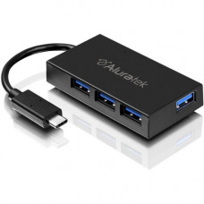 Aluratek 4-Port USB 3.1 Type-C Hub - USB Type C - External - 4 USB Port(s) - 4 USB 3.1 Port(s) - PC, Mac AUHC0304F