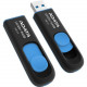 A-Data Technology  Adata DashDrive UV128 - 64 GB - USB 3.0 - 90 MB/s Read Speed - 40 MB/s Write Speed - Black, Blue - Lifetime Warranty AUV128-64G-RBE