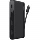 Belkin USB-C 4-Port Mini Hub (For Business / Bag & Label) - USB Type C - External - 4 USB Port(s) - 4 USB 3.1 Port(s) B2B153-04-BLK