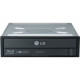 LG BH16NS40 Blu-ray Writer - BD-R/RE Support - 16x CD Read/48x CD Write/24x CD Rewrite - 12x BD Read/16x BD Write/12x BD Rewrite - 16x DVD Read/16x DVD Write/8x DVD Rewrite - Double-layer Media Supported - SATA - 5.25" - 1/2H BH16NS40