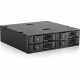iStarUSA Trayless 5.25" to 4x 2.5" SATA 6 Gbps HDD SSD Hot-swap Rack - 4 x HDD Supported - 4 x SSD Supported - Serial ATA/600 Controller0, 1, 5, JBOD - 4 x Total Bays - 4 x 2.5" Bay - Internal BPN-124K-SA
