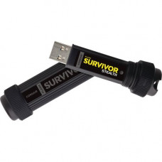 Corsair Flash Survivor Stealth 16GB USB 3.0 Flash Drive - 16 GB - USB 3.0 - Black - 5 Year Warranty CMFSS3B-16GB