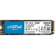 Crucial P2 CT500P2SSD8 500 GB Solid State Drive - M.2 2280 Internal - PCI Express NVMe (PCI Express NVMe 3.0 x4) - 2300 MB/s Maximum Read Transfer Rate CT500P2SSD8