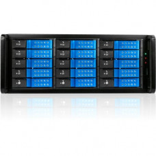 iStarUSA 4U 15-bay 3.5" SAS/SATA eSATA-Port Multiplier Trayless Hotswap Enclosure - 15 x HDD Supported - Serial ATA/600, 6Gb/s SAS Controller - RAID Supported 0, 1, 5, JBOD, 1, 5, JBOD - 15 x Total Bays - 15 x 3.5" Bay - 4U - Rack-mountable - Ro