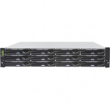 Infortrend EonStor DS 1012 SAN Storage System - 12 x HDD Supported - 12 x HDD Installed - 72 TB Installed HDD Capacity - 12 x SSD Supported - 1 x 12Gb/s SAS Controller - RAID Supported 0, 1, 3, 5, 6, 10, 30, 50, 60 - 12 x Total Bays - 12 x 2.5"/3.5&q