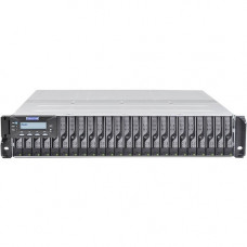 Infortrend EonStor DS 3024UB SAN Storage System - 24 x HDD Supported - 24 x SSD Supported - 2 x 12Gb/s SAS Controller - RAID Supported 0, 1, 3, 5, 6, 10, 30, 50, 60 - 24 x Total Bays - 24 x 2.5"/3.5" Bay - Gigabit Ethernet - Network (RJ-45) - - 