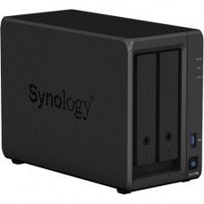 Synology DiskStation DS720+ SAN/NAS Storage System - Intel Celeron J4125 Quad-core (4 Core) 2 GHz - 2 x HDD Supported - 0 x HDD Installed - 2 x SSD Supported - 0 x SSD Installed - 2 GB RAM DDR4 SDRAM - Serial ATA Controller - RAID Supported 0, 1, Basic, H