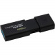 Kingston 256GB DataTraveler 100 G3 USB 3.0 Flash Drive - 256 GB - USB 3.0 Type A - Black - 5 Year Warranty DT100G3/256GB