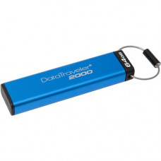 Kingston 64GB DataTraveler 2000 USB 3.1 Flash Drive - 64 GB - USB 3.1 - 256-bit AES DT2000/64GB