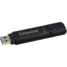 Kingston DT4000G2 ENCRYPTED USB FLASH - 128 GB - USB 3.0 - 250 MB/s Read Speed - 85 MB/s Write Speed - 256-bit AES - 5 Year Warranty - TAA Compliant DT4000G2DM/128GB
