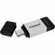 Kingston DataTraveler 80 256GB USB 3.2 (Gen 1) Type C Flash Drive - 256 GB - USB 3.2 (Gen 1) Type C - 200 MB/s Read Speed - 60 MB/s Write Speed - 5 Year Warranty DT80/256GBCL