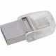 Kingston DataTraveler microDuo 3C - 128 GB - USB 3.1 Type A, USB 3.1 Type C - 5 Year Warranty DTDUO3C/128GB
