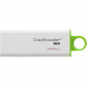 Kingston 128GB DataTraveler G4 USB 3.0 Flash Drive - 128 GB - USB 3.0 - Green - 5 Year Warranty DTIG4/128GBBK