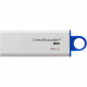 Kingston 16GB DataTraveler G4 USB 3.0 Flash Drive - 16 GB - USB 3.0 - Blue - 1/Pack DTIG4/16GBBK
