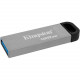Kingston DataTraveler Kyson 128GB USB 3.2 (Gen 1) Type A Flash Drive - 128 GB - USB 3.2 (Gen 1) Type A - 200 MB/s Read Speed - 60 MB/s Write Speed - Silver DTKN/128GB