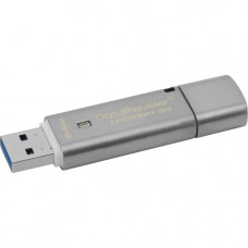 Kingston 64GB DataTraveler Locker+ G3 USB 3.0 Flash Drive - 64 GB - USB 3.0 - Silver - 1/Pack - Encryption Support, Password Protection, Drop Proof DTLPG3/64GB