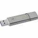Kingston 64GB DataTraveler Locker+ G3 USB 3.0 Flash Drive - 64 GB - USB 3.0 - Silver - 1/Pack - Encryption Support, Password Protection, Drop Proof DTLPG3/64GB